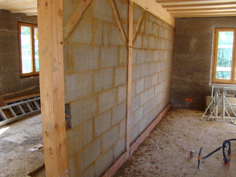 Murs chaux/chanvre Semblançay (37)